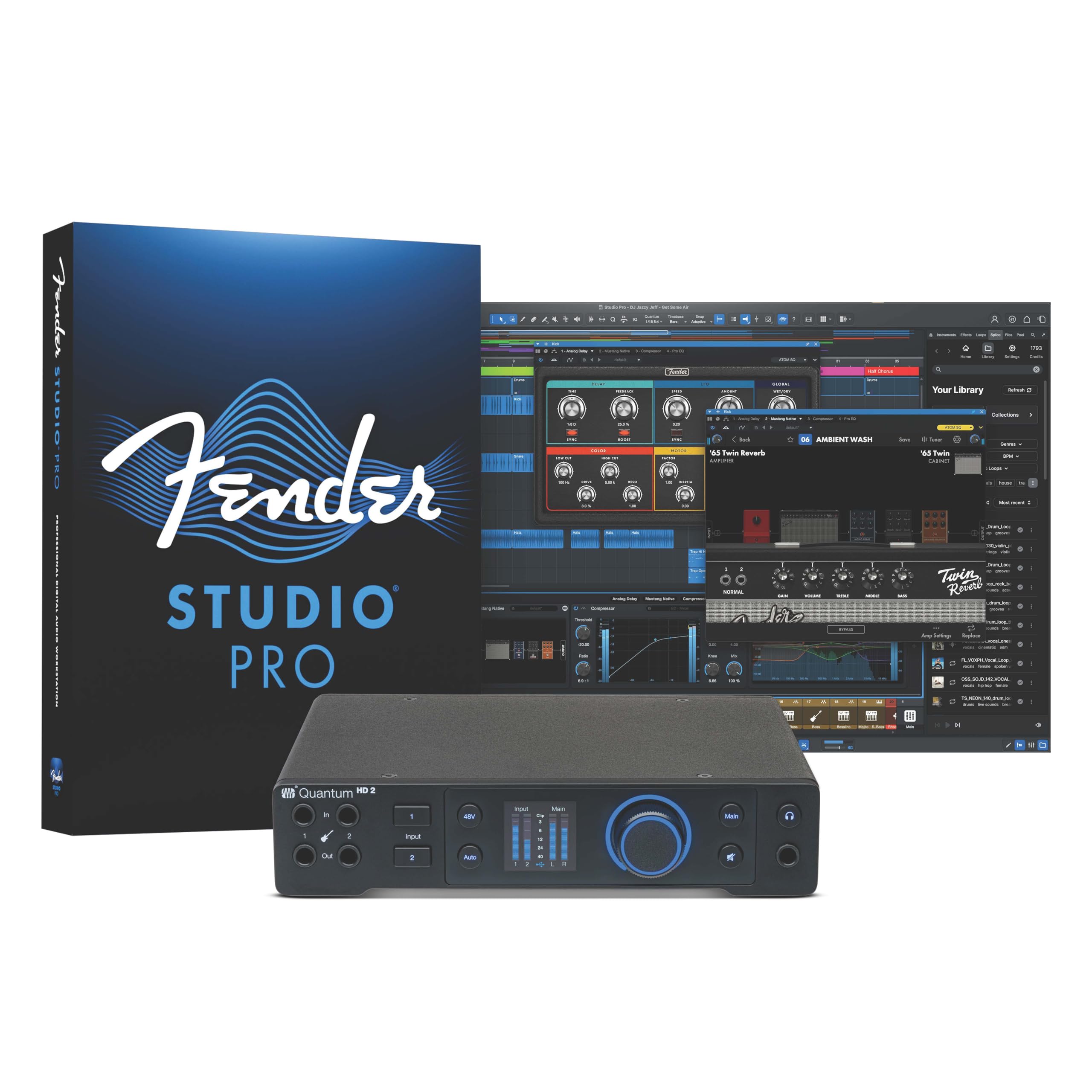 Amazon.com: PreSonus Quantum HD 2 20 x 24, 32-bit / 192 kHz USB-C